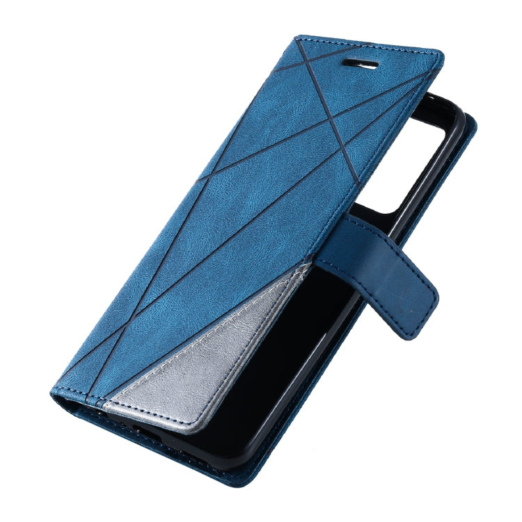 For OPPO Find X5 Pro Skin Feel Splicing Leather Phone Case