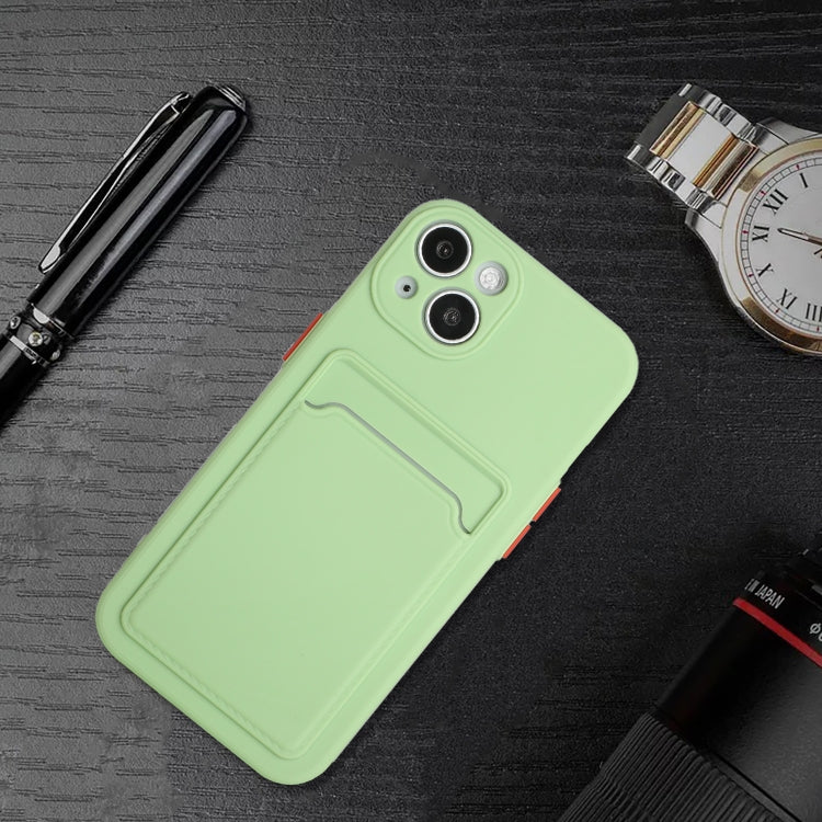 For iPhone 14 Card Slot Design Shockproof TPU Phone Case