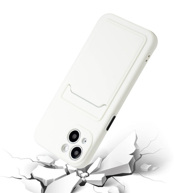 For iPhone 14 Card Slot Design Shockproof TPU Phone Case