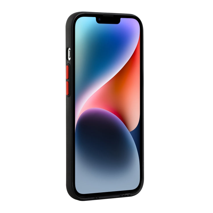 For iPhone 14 Card Slot Design Shockproof TPU Phone Case