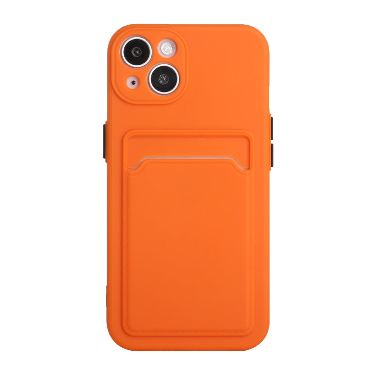 For iPhone 14 Card Slot Design Shockproof TPU Phone Case