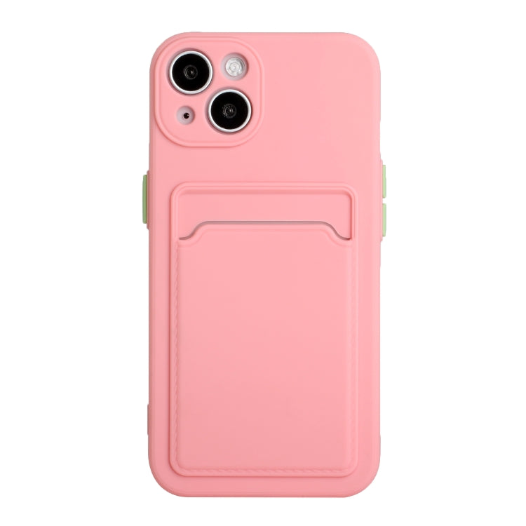 For iPhone 14 Card Slot Design Shockproof TPU Phone Case