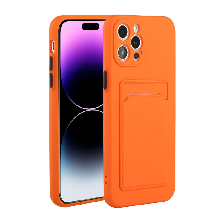 For iPhone 14 Pro Card Slot Design Shockproof TPU Phone Case