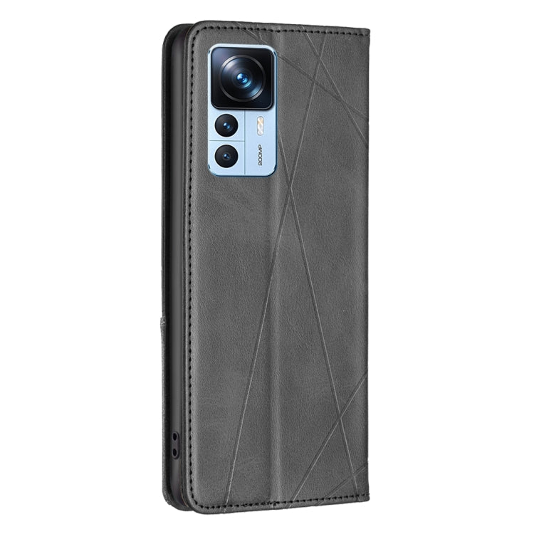 For Xiaomi 12T / 12T Pro / Redmi K50 Ultra Prismatic Invisible Magnetic Leather Phone Case