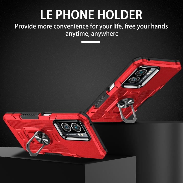 For OPPO A57 5G Ring Holder Armor Hybrid Phone Case