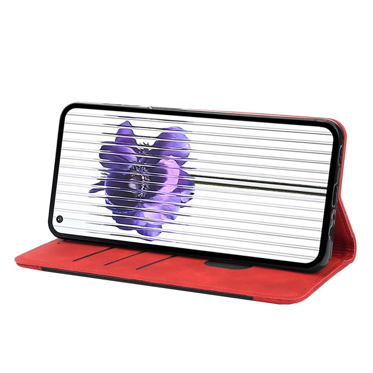 For Nothing Phone 1 Skin Feel Splicing Leather Phone Case