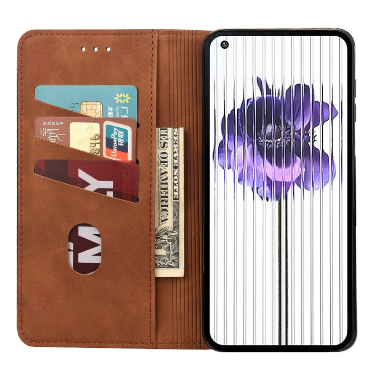 For Nothing Phone 1 Skin Feel Splicing Leather Phone Case