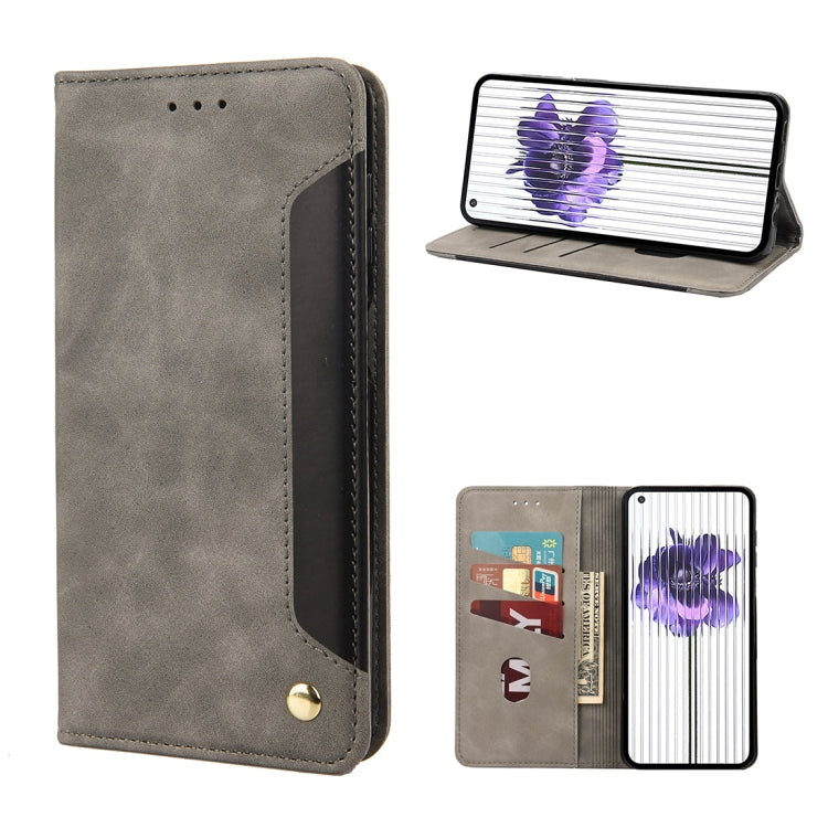 For Nothing Phone 1 Skin Feel Splicing Leather Phone Case