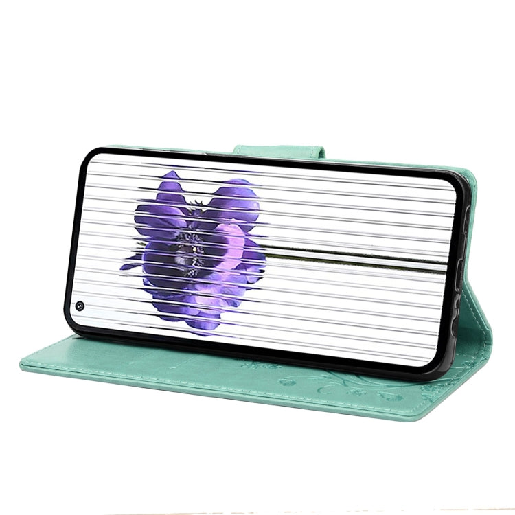 For Nothing Phone 1 Butterfly Flower Pattern Flip Leather Phone Case