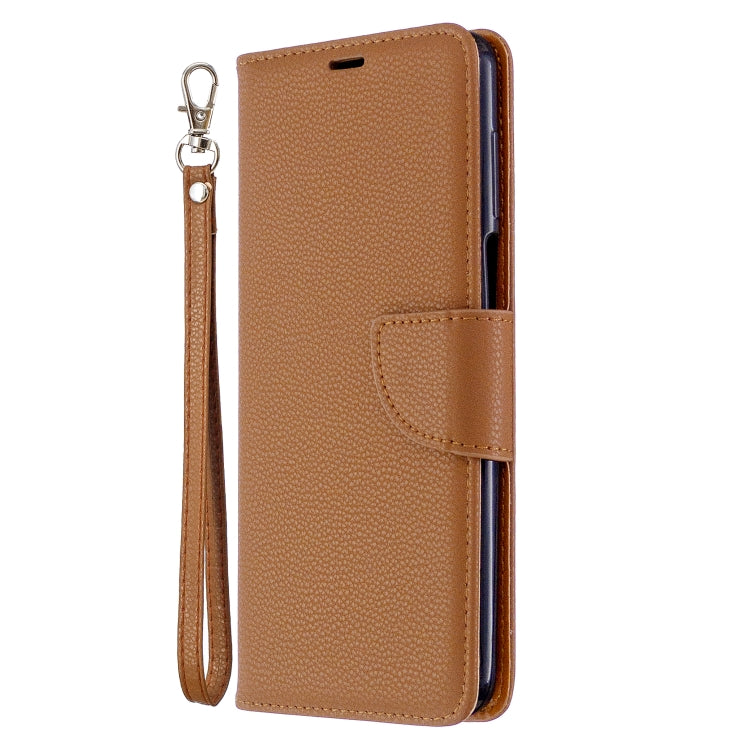 For Xiaomi Redmi Note 9S / Note 9 Pro / Note 9 Pro Max Litchi Texture Pure Color Horizontal Flip PU Leather Case with Holder & Card Slots & Wallet & Lanyard