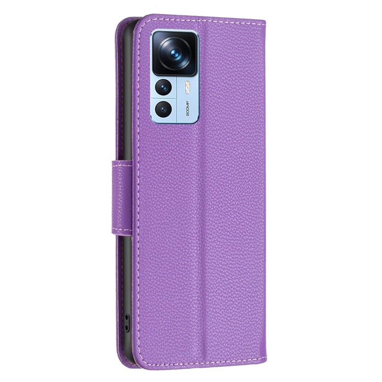 For Xiaomi 12T / 12T Pro / Redmi K50 Ultra Litchi Texture Pure Color Leather Phone Case