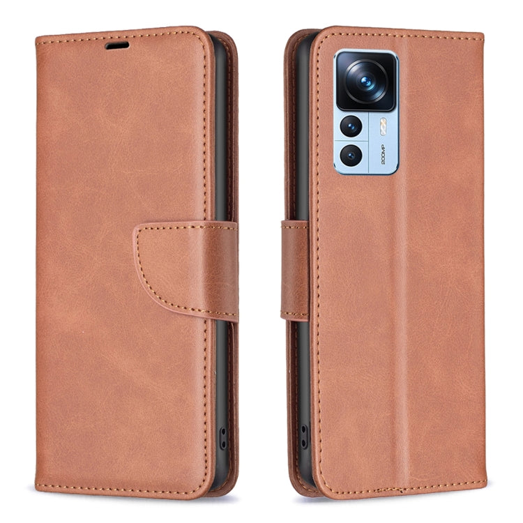 For Xiaomi 12T / 12T Pro / Redmi K50 Ultra Lambskin Texture Leather Phone Case