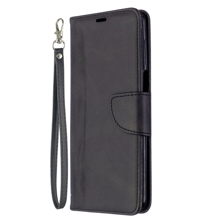 For Xiaomi Redmi Note 9S / Note 9 Pro / Note 9 Pro Max Retro Lambskin Texture Pure Color Horizontal Flip PU Leather Case with Holder & Card Slots & Wallet & Lanyard