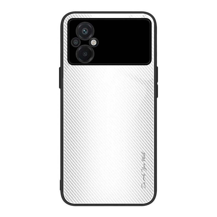 For Xiaomi Poco M5 Texture Gradient Glass TPU Phone Case