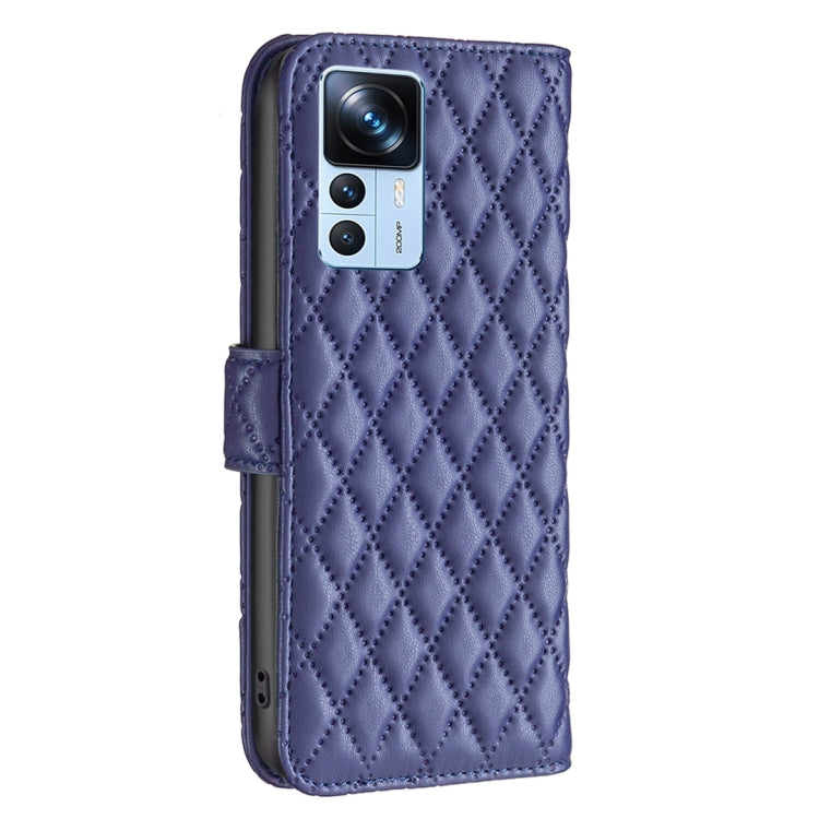 For Xiaomi 12T / 12T Pro / Redmi K50 Ultra Diamond Lattice Wallet Leather Flip Phone Case