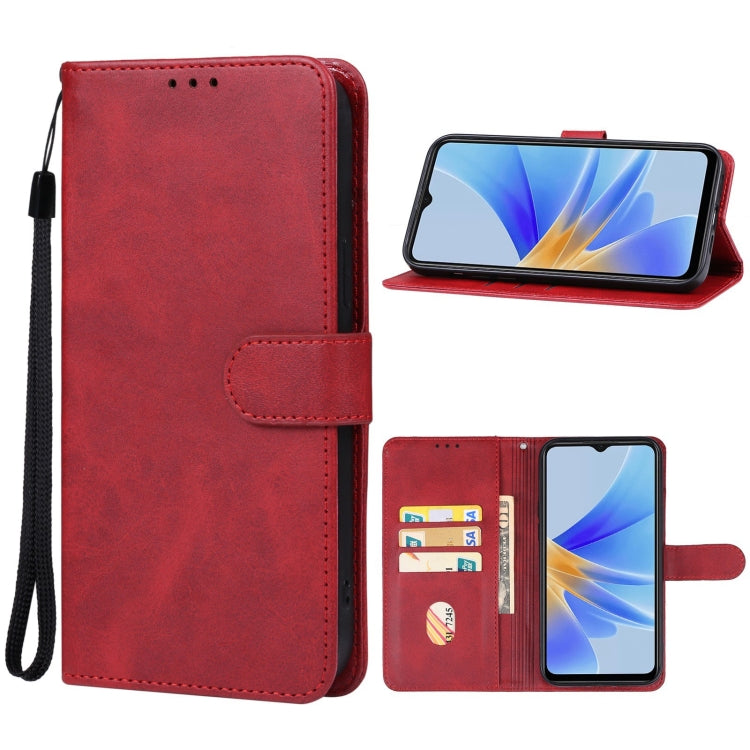 For OPPO A17k Leather Phone Case