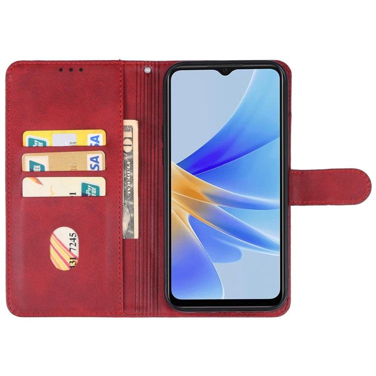For OPPO A17k Leather Phone Case