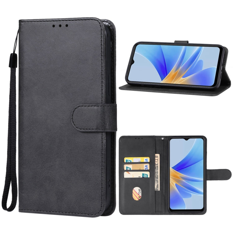 For OPPO A17k Leather Phone Case