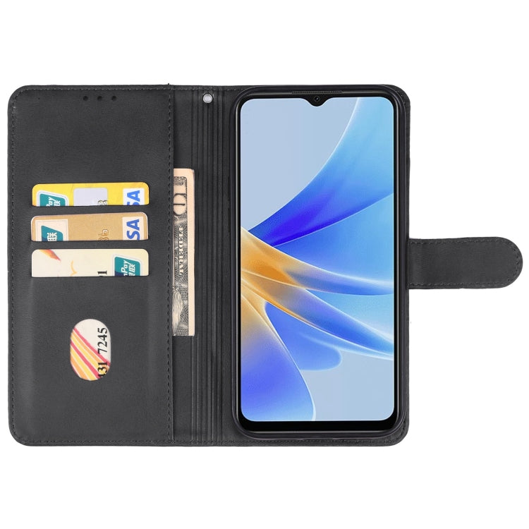 For OPPO A17k Leather Phone Case