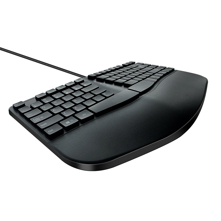 390B 87-key Ergonomic Split Wired Keyboard