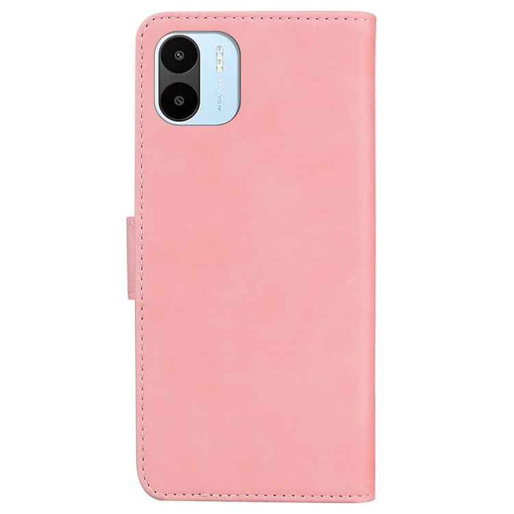 For Xiaomi Redmi A1 Skin Feel Pure Color Flip Leather Phone Case