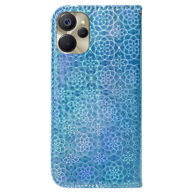 For Realme 9i 5G Colorful Magnetic Buckle Leather Phone Case