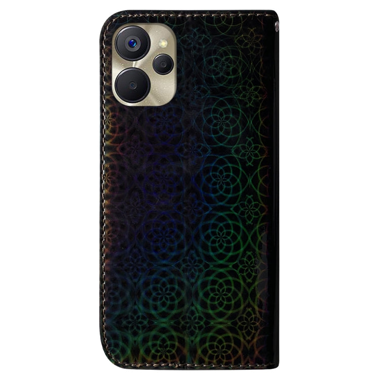 For Realme 9i 5G Colorful Magnetic Buckle Leather Phone Case