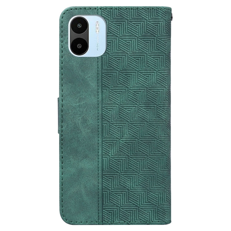 For Xiaomi Redmi A1 Geometric Embossed Flip Leather Phone Case