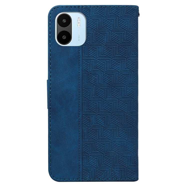 For Xiaomi Redmi A1 Geometric Embossed Flip Leather Phone Case