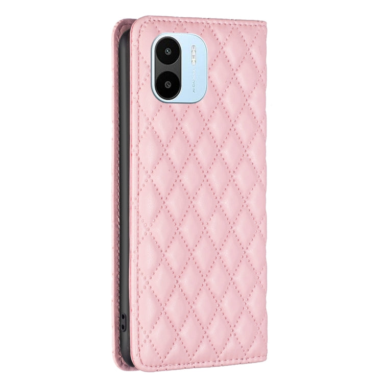 For Xiaomi Redmi A1 / A1+ Diamond Lattice Magnetic Leather Flip Phone Case