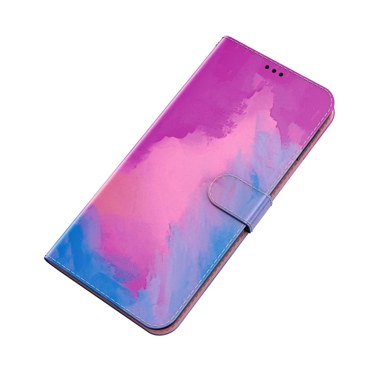 For Realme 9i 5G Watercolor Pattern Flip Leather Phone Case
