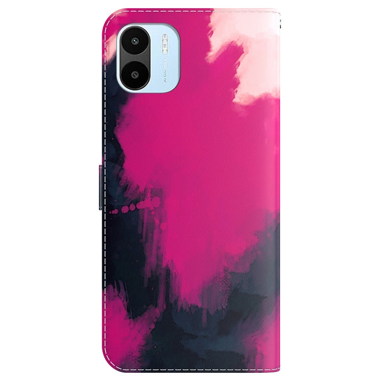 For Xiaomi Redmi A1 Watercolor Pattern Flip Leather Phone Case