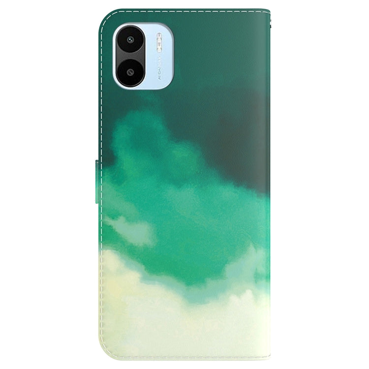 For Xiaomi Redmi A1 Watercolor Pattern Flip Leather Phone Case