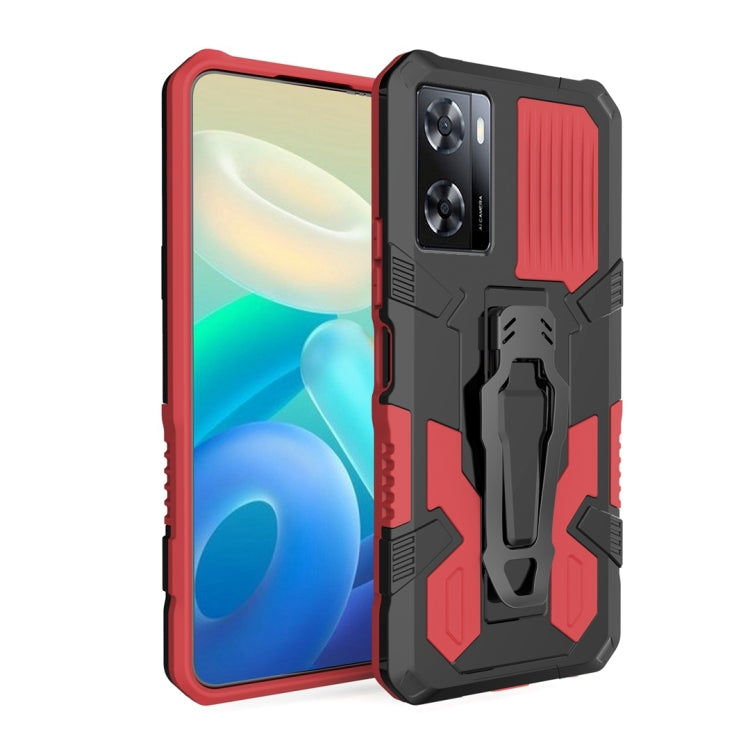 For OPPO A57 4G Armor Warrior Shockproof PC + TPU Phone Case