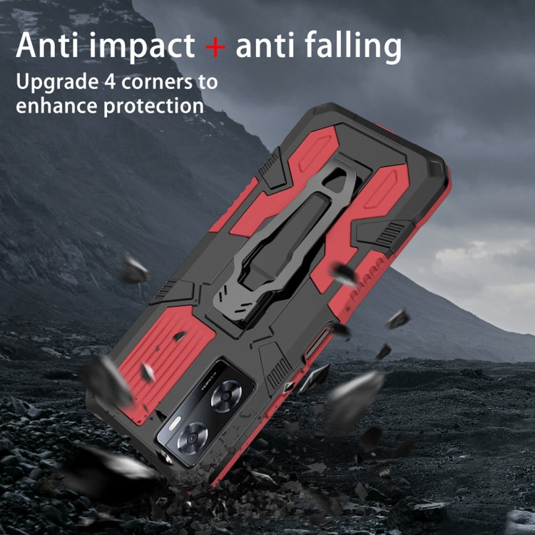 For OPPO A57 4G Armor Warrior Shockproof PC + TPU Phone Case