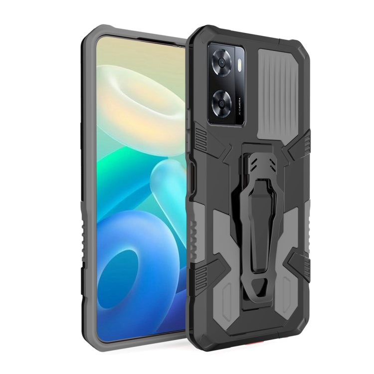 For OPPO A57 4G Armor Warrior Shockproof PC + TPU Phone Case