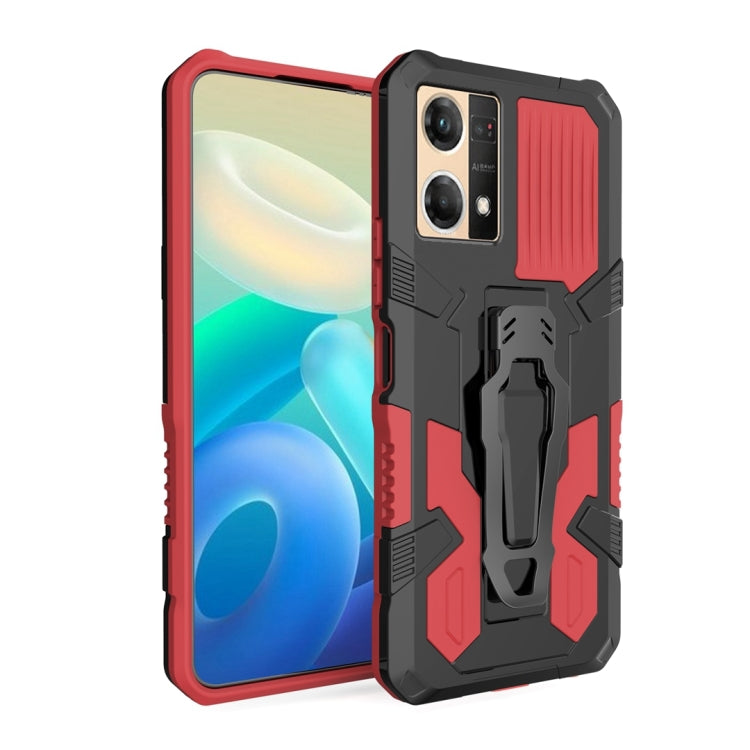 For OPPO Reno7 4G Armor Warrior Shockproof PC + TPU Phone Case