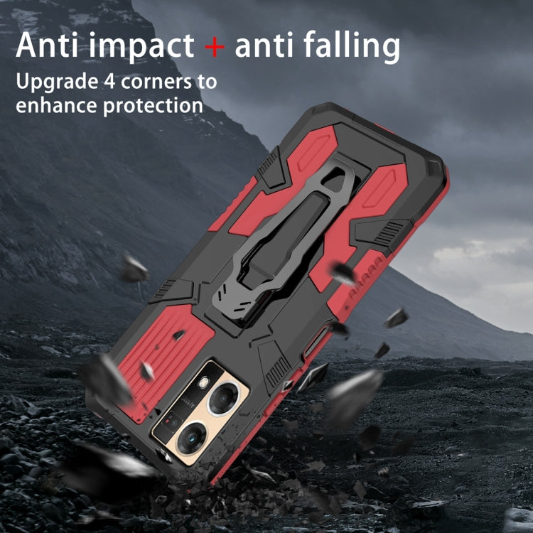 For OPPO Reno7 4G Armor Warrior Shockproof PC + TPU Phone Case