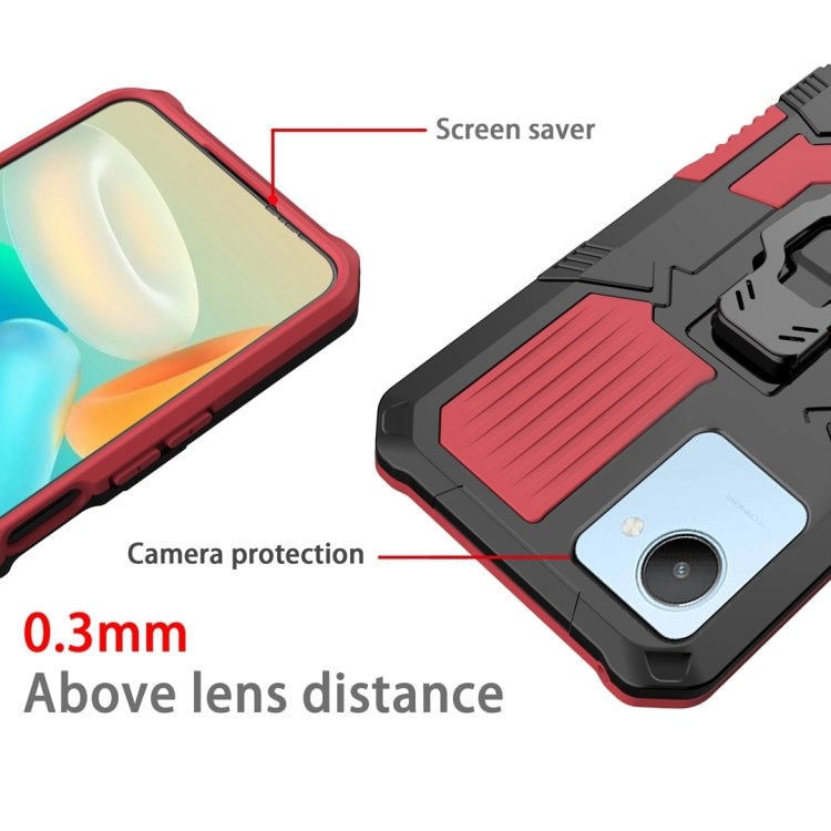 For Realme C30 Armor Warrior Shockproof PC + TPU Phone Case