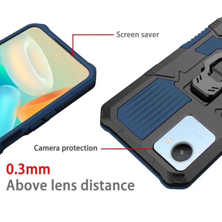 For Realme C30 Armor Warrior Shockproof PC + TPU Phone Case