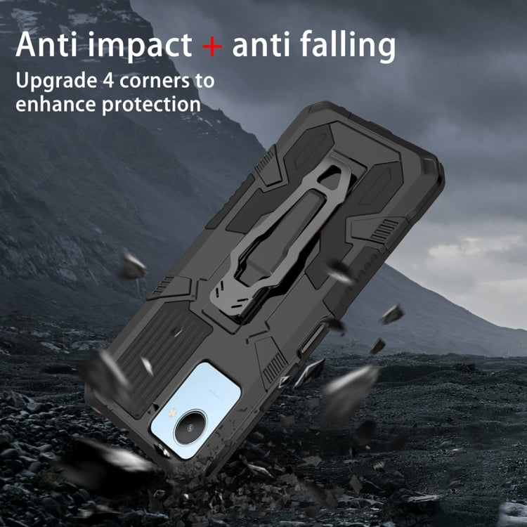For Realme C30 Armor Warrior Shockproof PC + TPU Phone Case