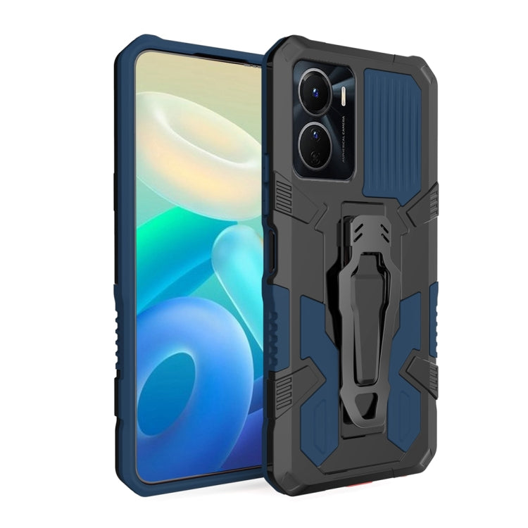 For vivo Y16 Armor Warrior Shockproof PC + TPU Phone Case