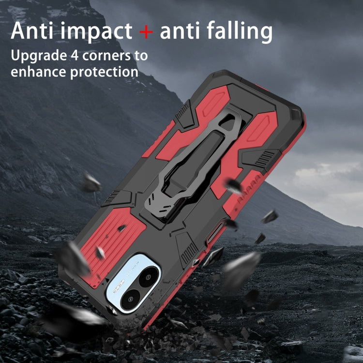 For Xiaomi Redmi A1 Armor Warrior Shockproof PC + TPU Phone Case