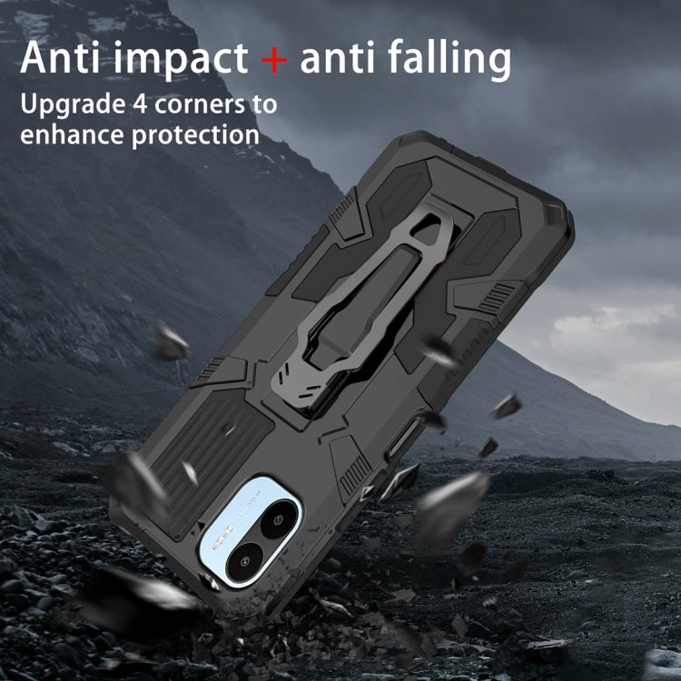 For Xiaomi Redmi A1 Armor Warrior Shockproof PC + TPU Phone Case