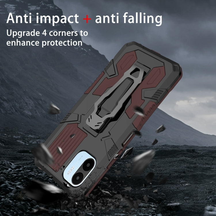 For Xiaomi Redmi A1 Armor Warrior Shockproof PC + TPU Phone Case