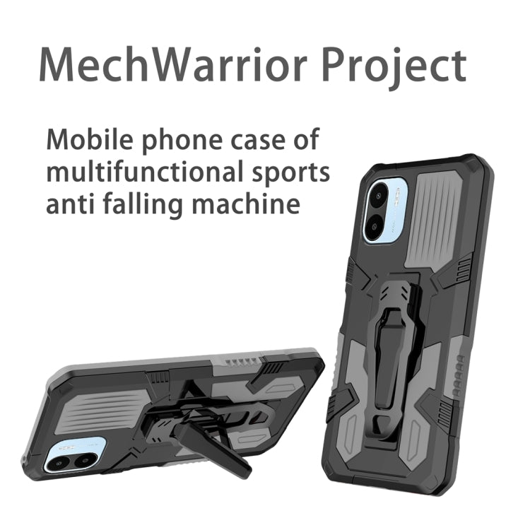 For Xiaomi Redmi A1 Armor Warrior Shockproof PC + TPU Phone Case