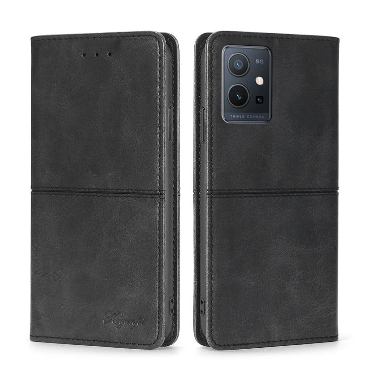 For vivo Y52t Cow Texture Magnetic Leather Phone Case