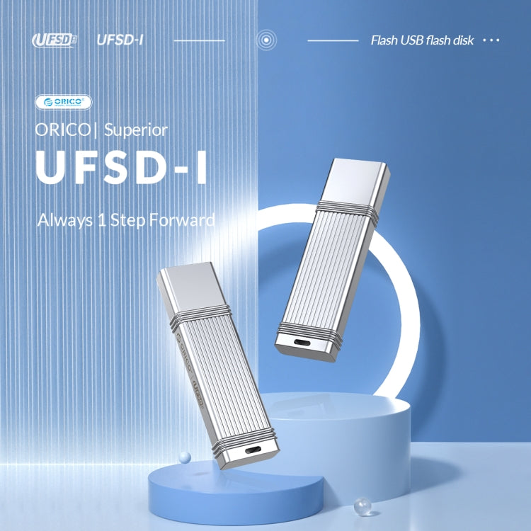 ORICO UFS Flash Drive, Read: 411MB/s, Write: 353MB/s, Memory:64GB, Port:USB-A(Silver)