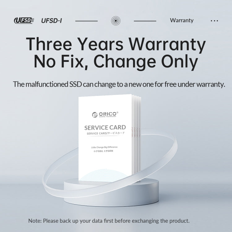 ORICO UFS Flash Drive, Read: 411MB/s, Write: 353MB/s, Memory:512GB, Port:USB-A(Silver)