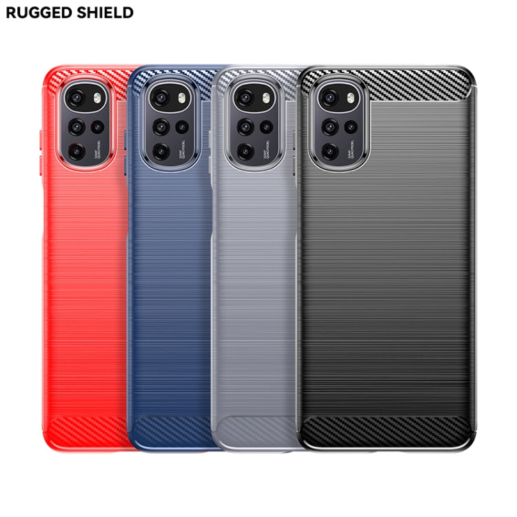 For Realme C30 Brushed Texture Carbon Fiber TPU Phone Case